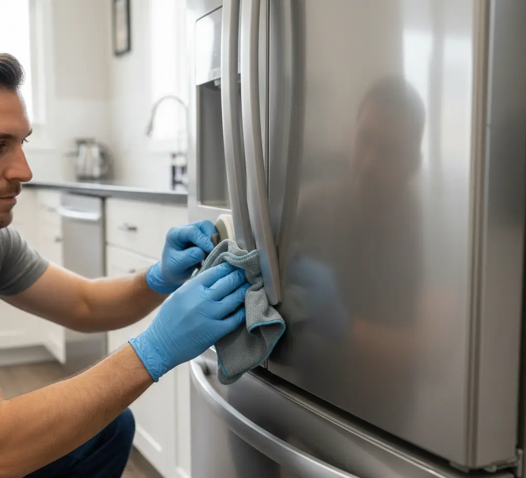 Polishing stainless steel after dent repair Polishing stainless steel after dent repair